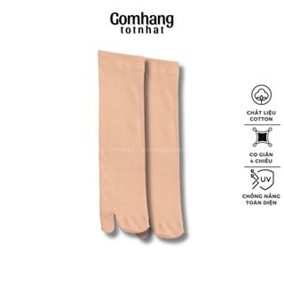  Tất da chống nắng xỏ ngón nữ cổ dài vớ chân nữ xỏ ngón màu da cotton mềm mịn - LISU-TATNGON-GVG 