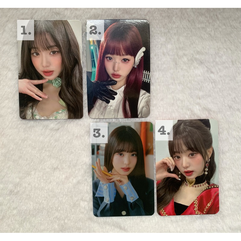 [CHÍNH HÃNG] Card ảnh POB IVE Jang Wonyoung SWITCH AM / SW 12 / SW 15 / FM sẵn