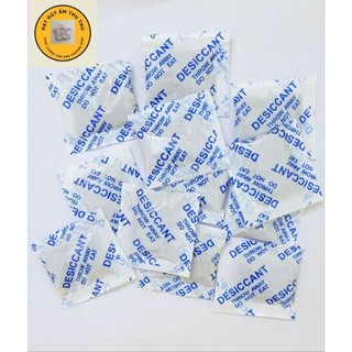   500g OPP  Gói hút ẩm thực phẩm 500g hạt Clay và SilicaGel gói 1,2 3 5,10g dùng khử mùi chống ẩm mốc bảo quản thực phẩm 