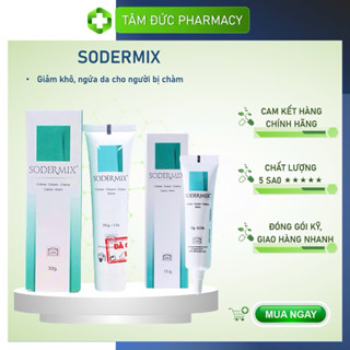 Kem Bôi Sodermix Hỗ Trợ Da Cơ Địa, Chàm Ngứa (Eczema), Tổ Đỉa - Nhập Khẩu Từ Pháp 15gr - 30gr