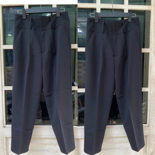 ( M11 Màu Đen) QUẦN TÂY BAGGY 3 NÚT LƯNG SIÊU CAO ( Có bigsize) Vải Tuyết Mưa Xịn Dày Dặn Co Dãn Nhẹ