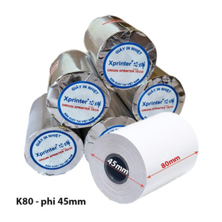 Giấy bill in nhiệt K80 - 80mm. - Văn phòng phẩm Thu Thảo