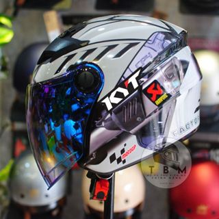 Mũ bảo hiểm Royal M268+Tem KYT Moto Xám+kính Revo đi đêm ngày