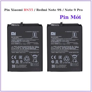Pin Xiaomi BN55 / Redmi Note 9S / Note 9 Pro,mới