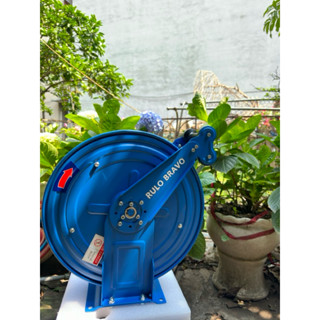 Rulo cuộn dây rửa xe tự động Bravo cao cấp không kèm dây ( cuộn 20m dây ) tặng kèm cút 22 nhật lõm