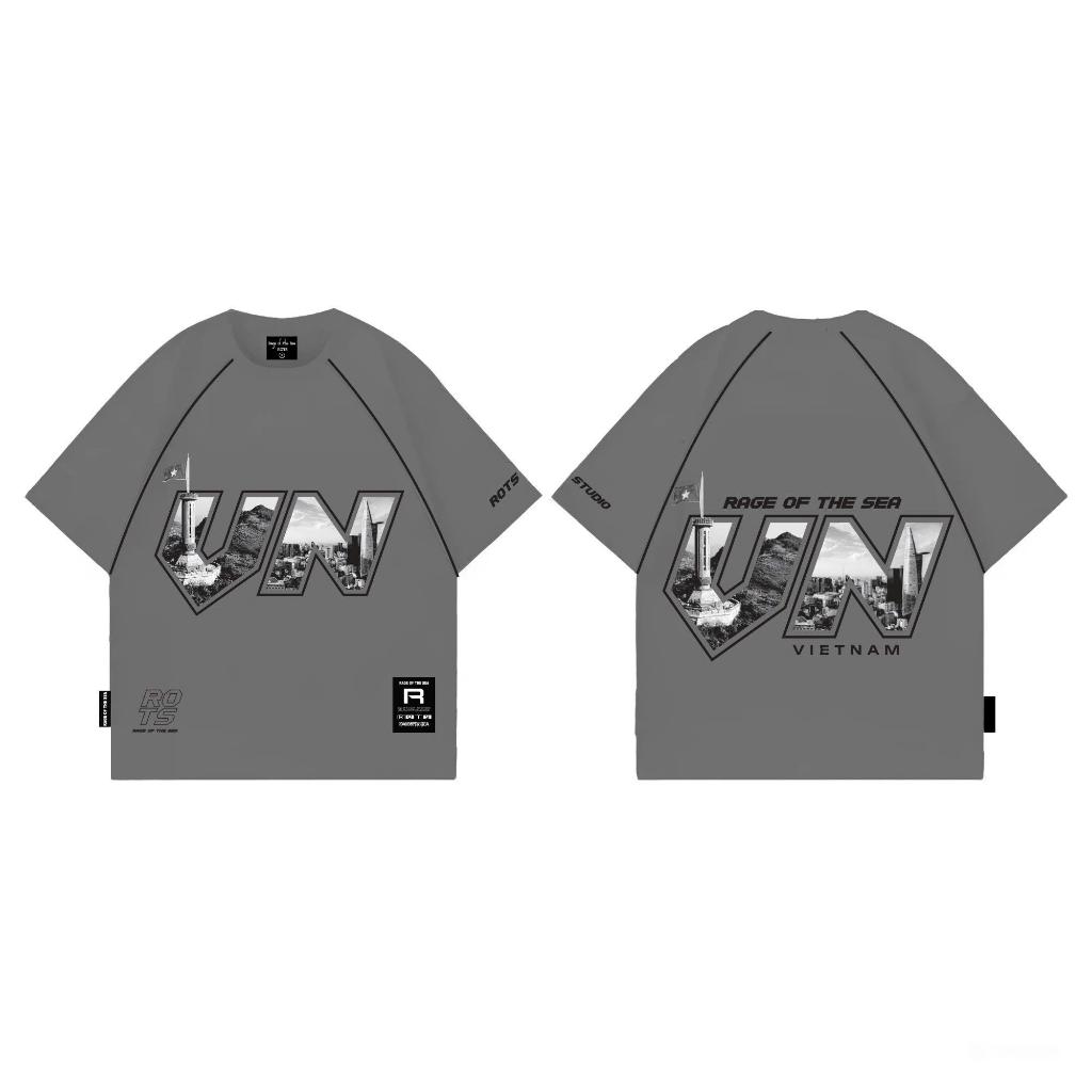 (TẶNG HỘP)ÁO THUN UNISEX FORM ÂU 100%COTTON 250GSM RAGE OF THE SEA(ROTS STUDIO)-"LOVE MY COUNTRY" | BigBuy360 - bigbuy360.vn