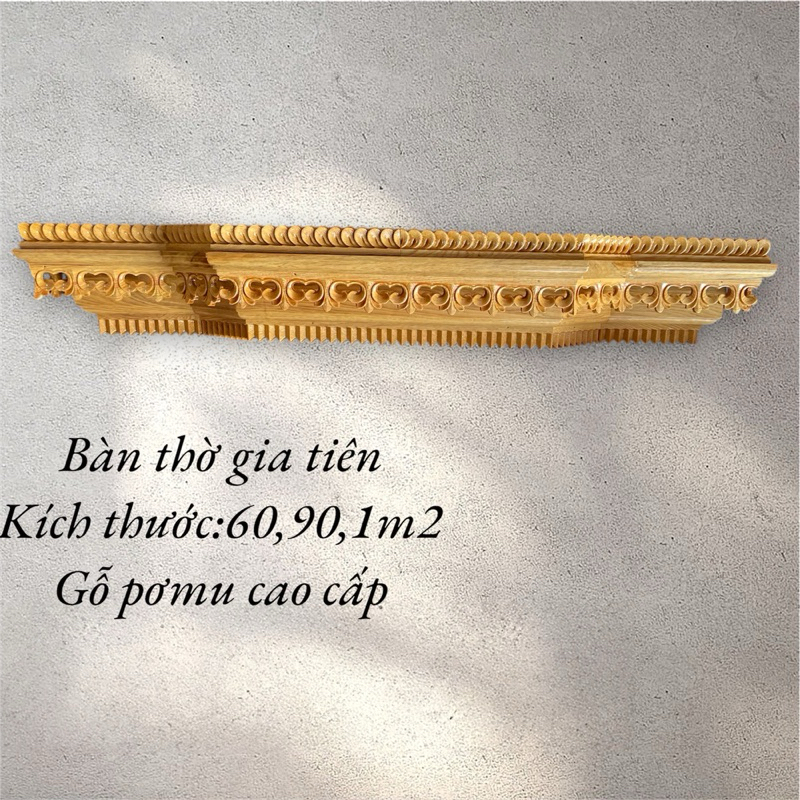 bàn thờ thiên chúa -bàn thờ công giáo - gỗ pơmu