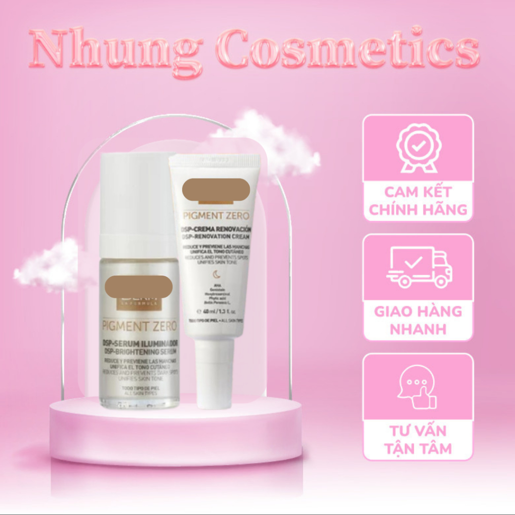Serum/ kem đêm MTD Pigment Zero dưỡng trắng da, giảm thâm nám