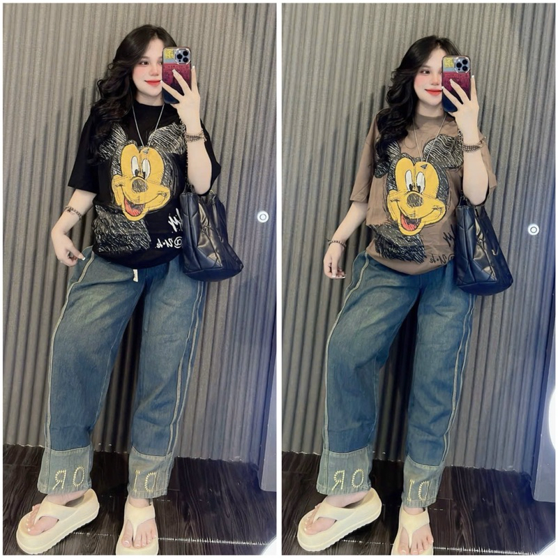 𝐒𝐞𝐭 𝐉𝐞𝐚𝐧 𝐃𝐚̀𝐢 𝐌𝐢𝐜𝐤𝐢 (s295 ) Bigsize Yến Ngọc