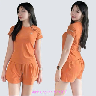 Bộ đồ thể thao nữ thun lạnh chất mát mịn quần hai lớp có túi dựng điện thoại( SPORT LiFE)