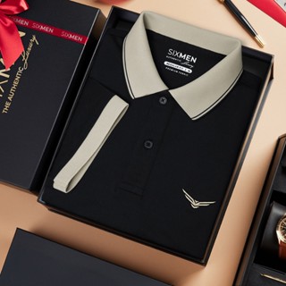 Áo polo nam cao cấp DAVIN EAGLE [Tặng Kèm Hộp Quà] Vải FeelMax thoáng mát, sang trọng - SIXMEN