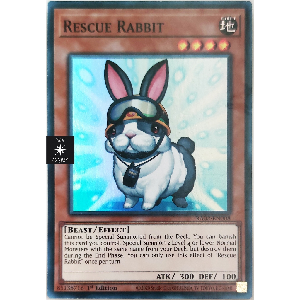 [BaK Yu-Gi-Oh] [Thẻ Bài Chính Hãng] Rescue Rabbit |EN| Super Rare