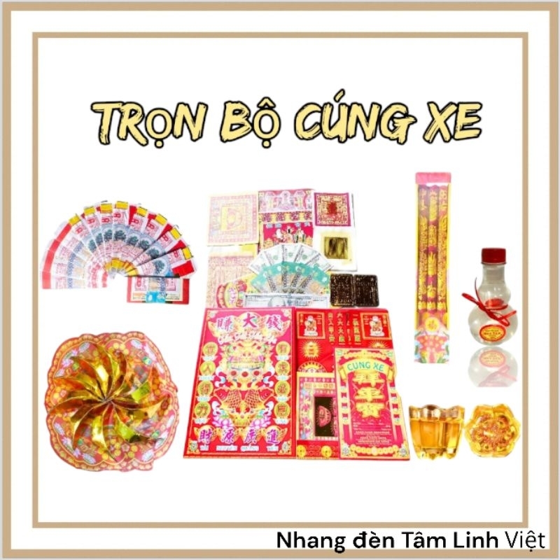 Trọn Bộ Đồ Cúng Xe Mới Đầy Đủ