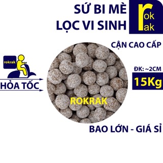 Sứ Bi Vàng | Sứ BI MÈ | Nhẫn Vàng 15Kg Sứ lọc nước hồ cá Thủy sinh phù hợp lọc thùng - lọc tràn (Bán Sỉ)