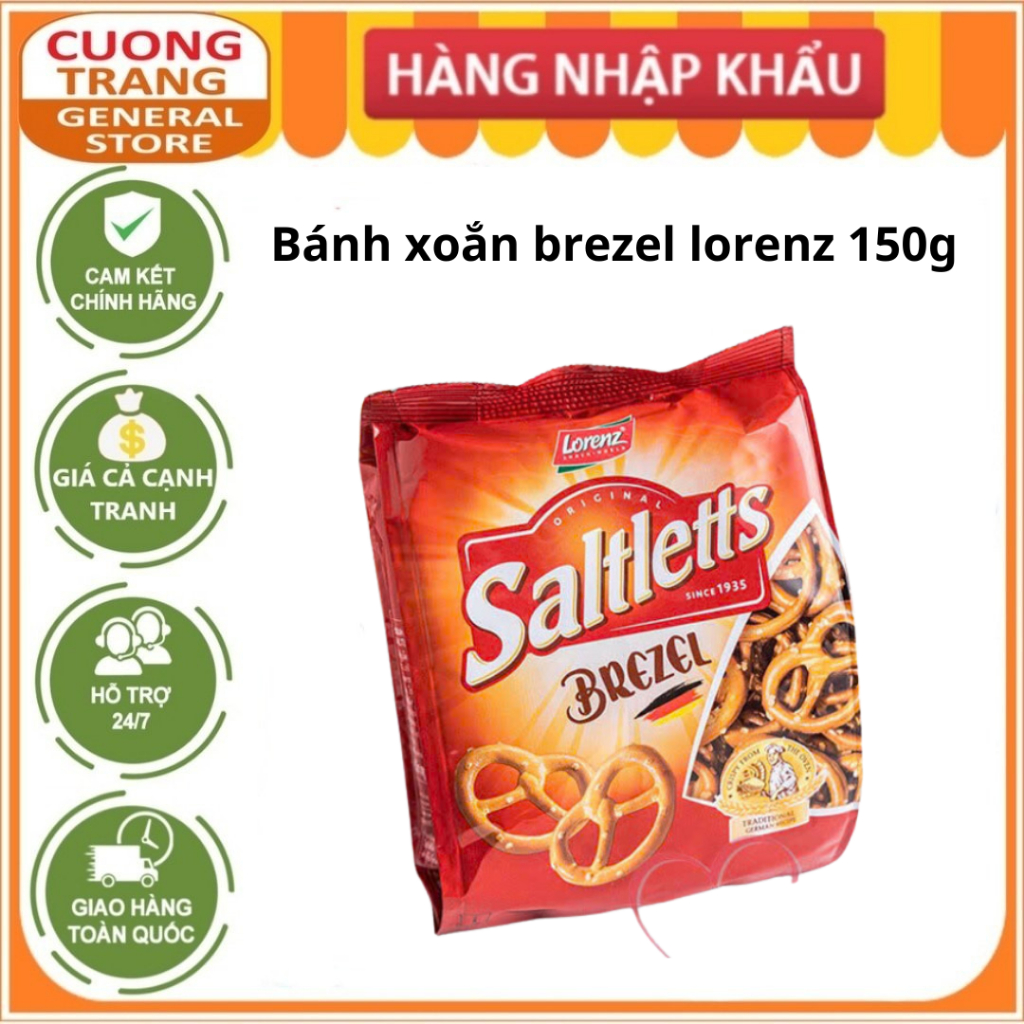 Bánh xoắn brezel lorenz 150g