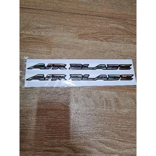 Tem dán chữ nổi sườn sau xe AB Air blade đời 2007->2010 (nhựa ABS dẻo zin chính hãng HonDa theo xe )