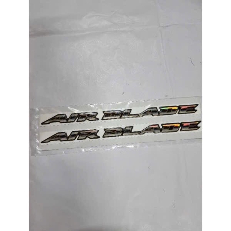 Tem dán chữ nổi sườn sau xe AB Air blade đời 2007->2010 (nhựa ABS dẻo zin chính hãng HonDa theo xe )