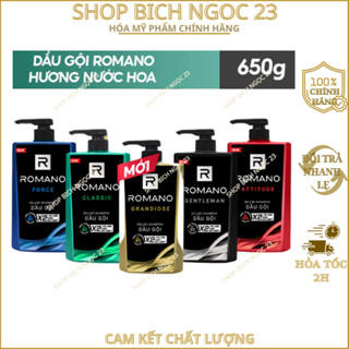 Dầu gội Romano hương nước hoa Classic/ Attitude/ Gentleman/ Force 650g