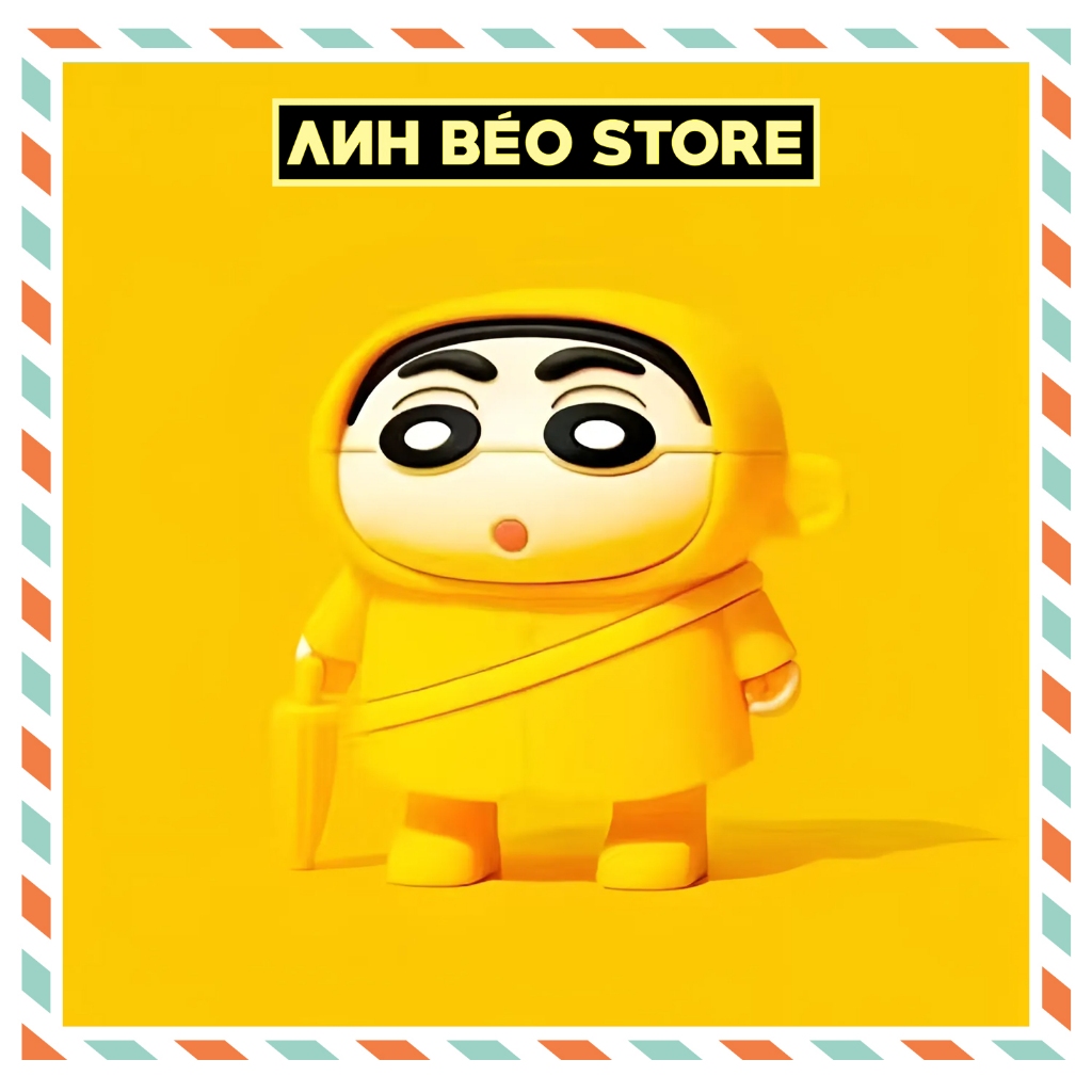 Vỏ Ốp Airpod 2 3 Pro Pro 2 Shin Cầm Dù kèm móc khóa, Case Airpods Shin - ANH BÉO Store