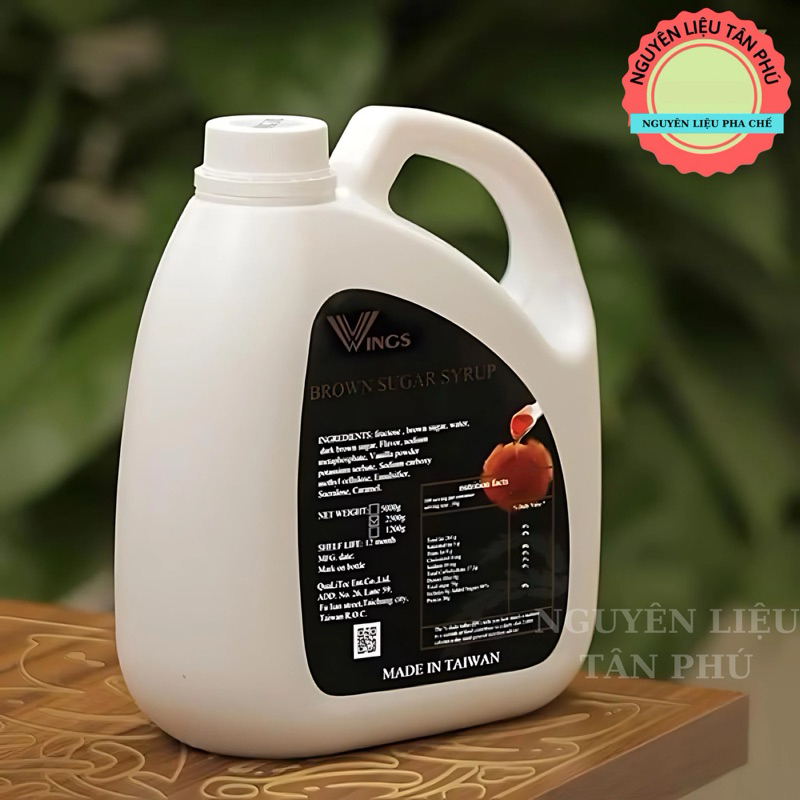 Siro Đường Đen Wing - Can 2.5kg