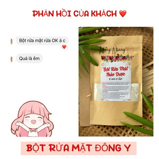 Bột Rửa Mặt Thảo Dược Handmade - Dành Cho Làn Da Dầu/Có Mụn, Làm Sáng Da, Thu Nhỏ Lỗ Chân Lông