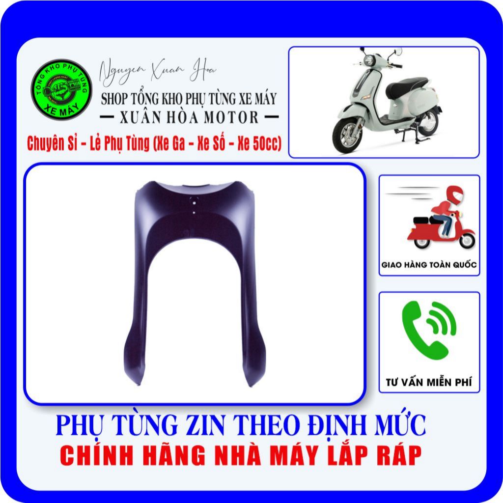 Ốp gầm dưới Vespa Espero/ Vespa điện (Nioshima, DKBike, Victoria, Espero, JVC, Hyosung...) (chất liệ