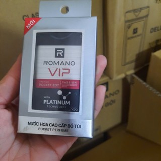Nước hoa bỏ túi cao cấp Romano VIP Passion / Vision / Impress 18ml