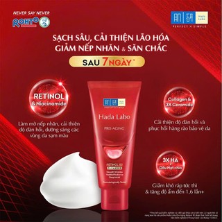 Sữa rửa mặt dưỡng ẩm tối ưu Hada Labo Advanced Nourish Cleanser 80g