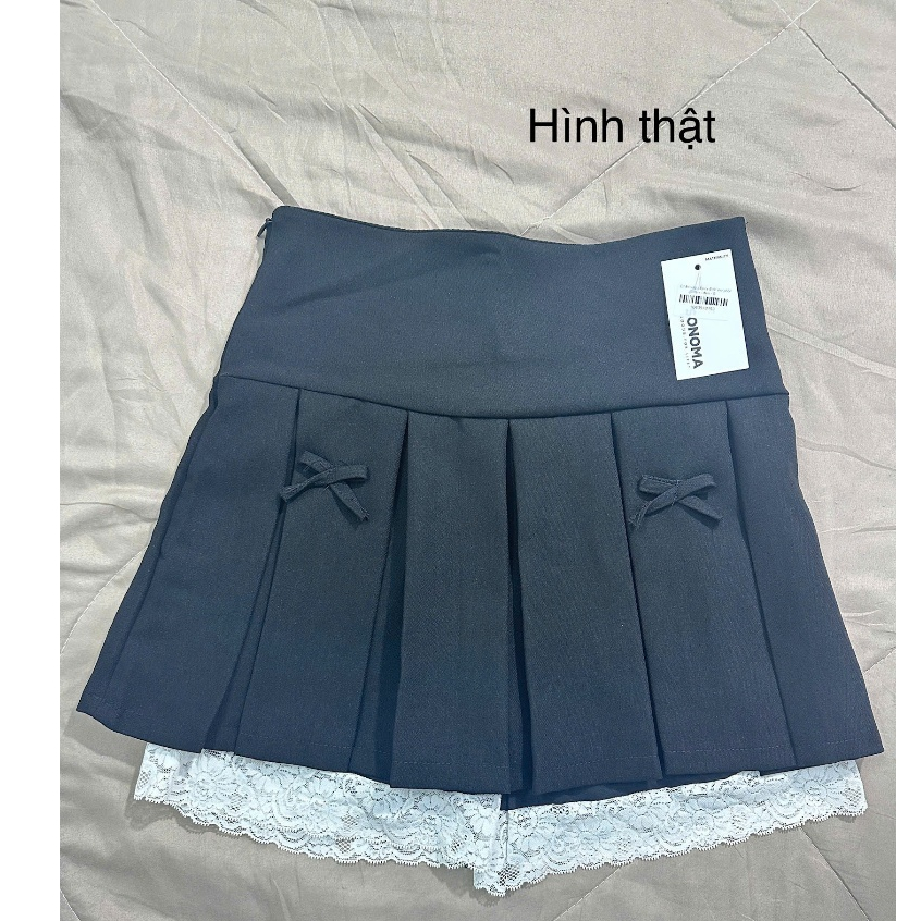 Chân váy tennis ngắn lưng cao co dãn vải dày dặn lên form chuẩn đẹp có quần trong mềm mại không cấn | BigBuy360 - bigbuy360.vn