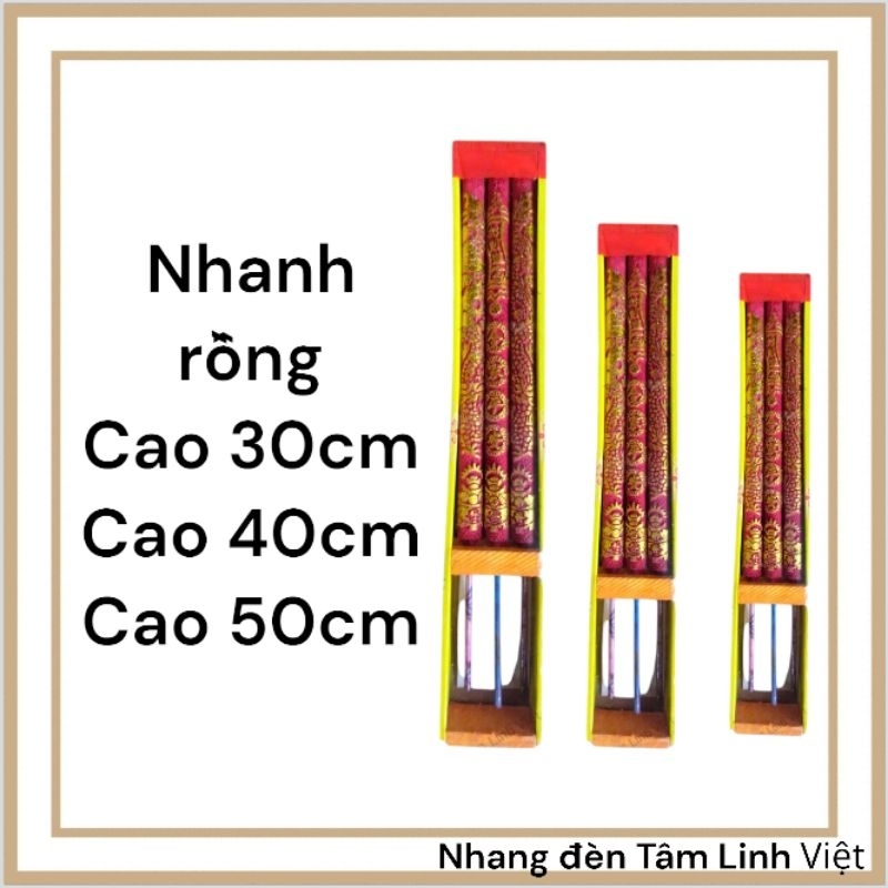 Nhang Rồng Phụng Đỏ Cao 4 Tấc