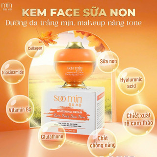 [ Chính Hãng ] Kem Face Sữa Non Hàn Quốc Soomin Tặng Kèm Thẻ Cào