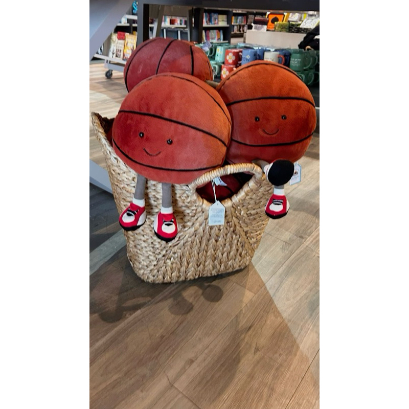 [ Chính hãng ] Jellycat Amusable Basketball Football, gấu bông hình bóng rổ, bóng đá authentic