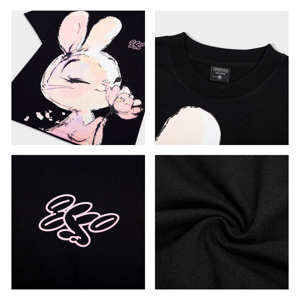 Áo Thun 8YO RABBIT Tee Cotton Mềm Mịn Mát - Áo Phông Local Brand Unisex Nam Nữ Form Rộng | BigBuy360 - bigbuy360.vn