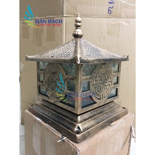 ĐÈN TRỤ CỔNG NHÔM ĐÚC D300