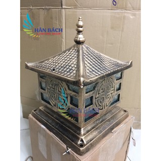 ĐÈN TRỤ CỔNG NHÔM ĐÚC D300
