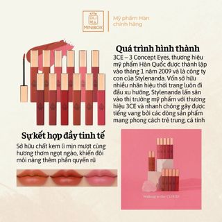 (BILL HÀN) Son Kem Lì 3CE Cloud Lip Tint 4g