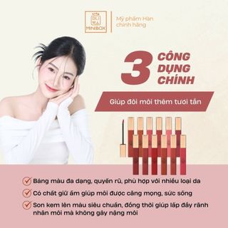 (BILL HÀN) Son Kem Lì 3CE Cloud Lip Tint 4g