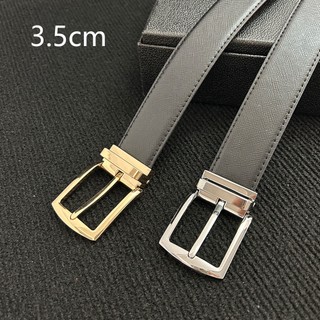  Thắt lưng da nam cao cấp cơ chế xoay sử dụng được cả 2 mặt dây phong cách thời trang hàn quốc Quà tặng nam giới 