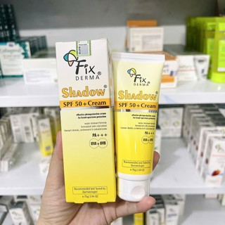 [Date 5/2027] Kem Chống Nắng Fixderma Nâng Tone & Bảo Vệ Da Shadow SPF 50+ Cream 75g Tặng Tẩy Trang