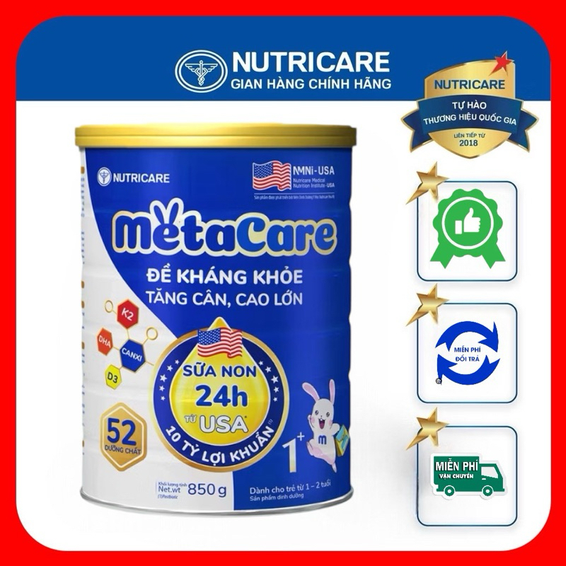 Sữa Metacare 1 - lon 850g ( date: mới )