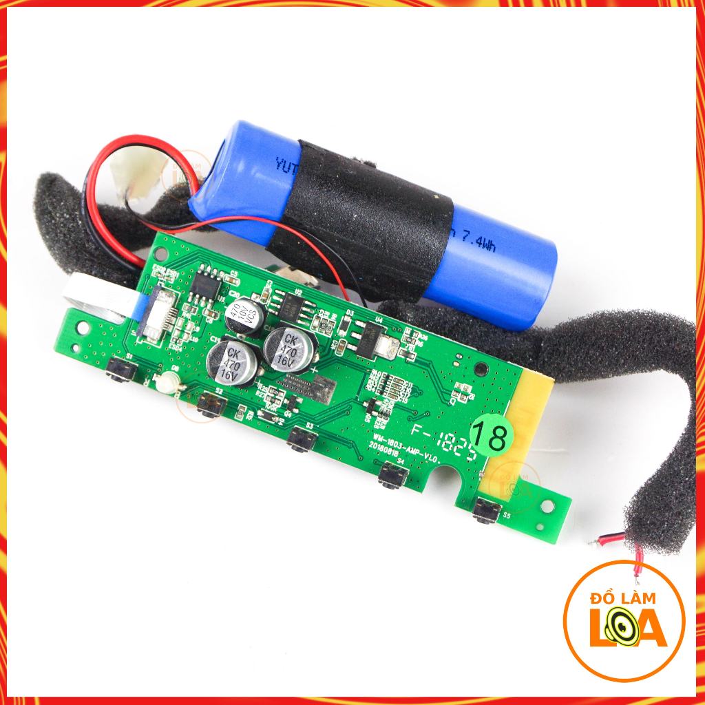 Mạch BlackWeb Tháo Loa Công Suất 5w x2, model A009, A012, LED SPK M