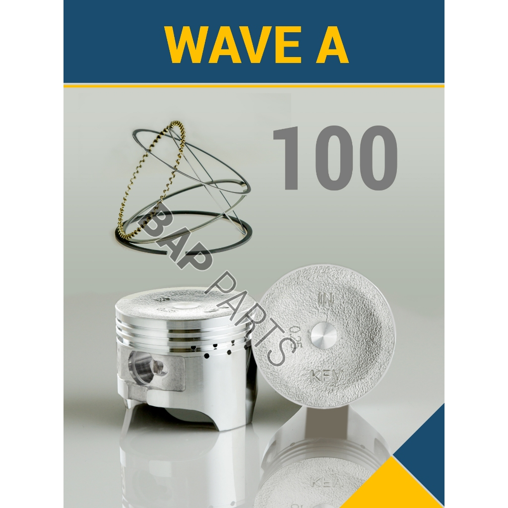🛵【BỘ PISTON WAVE A 100】 phù hợp xe WAVE ALPHA 100 WAVE S 100, phụ tùng xe máy BAP