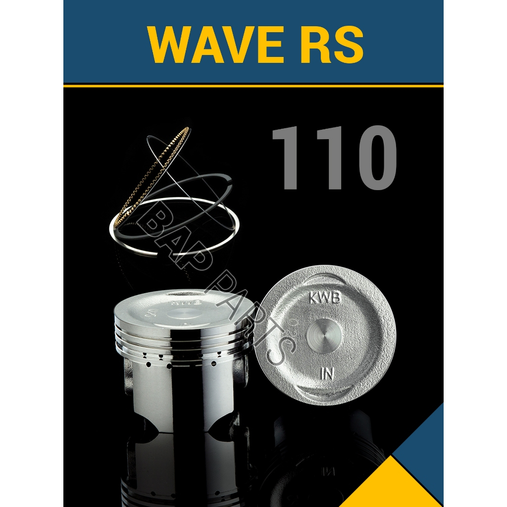 🛵【BỘ PISTON WAVE RS S110】 phù hợp xe Wave Alpha 110 Blade 110 Dream 110, phụ tùng xe máy BAP