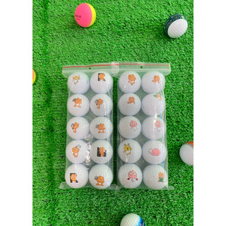 (Túi 10 quả) Bóng Golf Kakao Friends độ mới 90-99% hàng chính hãng