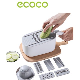 Bộ bào rau củ đa năng ECOCO E1909 có 6 lưỡi, nhựa cao cấp, thiết kế nhỏ gọn tiện lợi, nhựa ABS