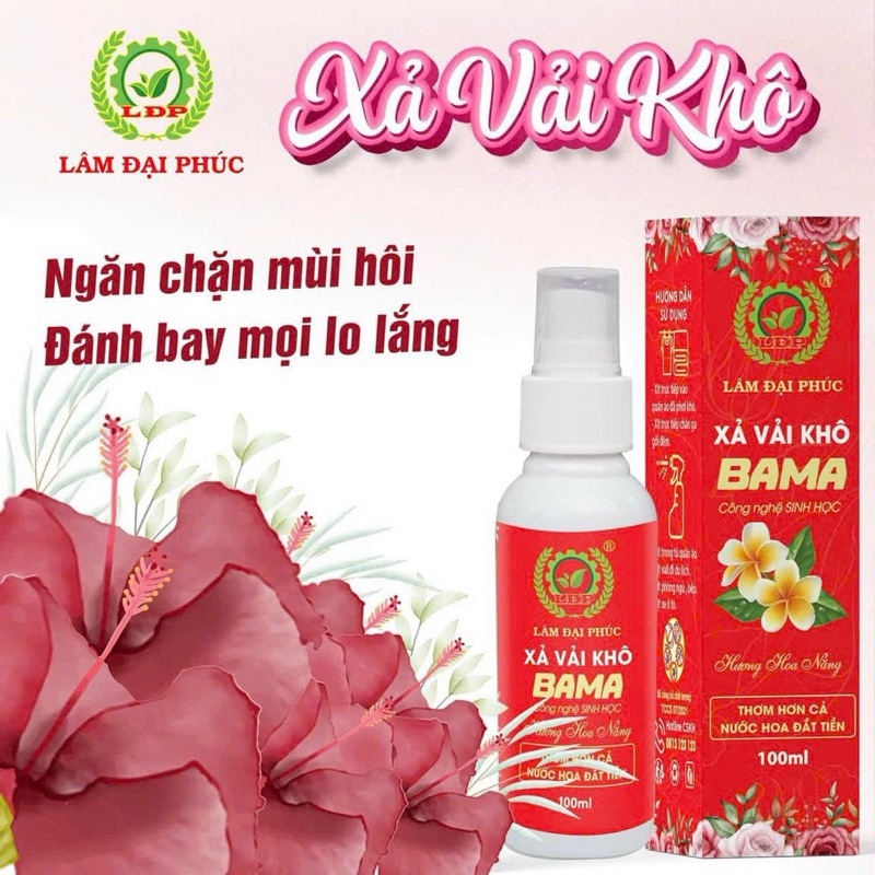 Nước Xịt Xả Vải Khô bama
