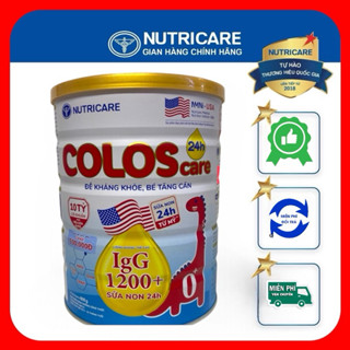 Sữa ColosCare 0+ ( mẫu mới ) lon 800g date: mới
