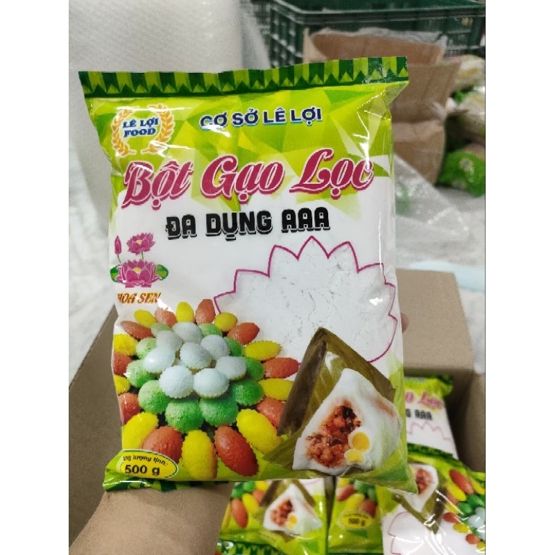 bột gạo lọc Aaa 1kg (Không làm được bánh bò) loại hạt to