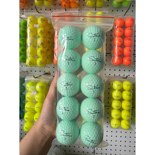   Túi 10 quả  Bóng Golf Saintnine màu độ mới 90-99% hàng chính hãng 
