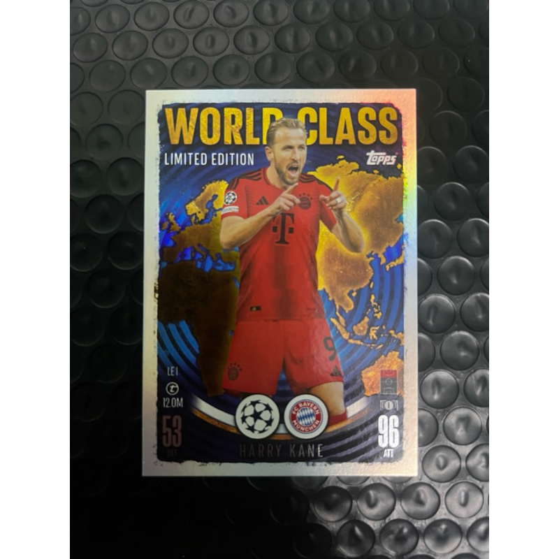 [Chính Hãng] - Thẻ cầu thủ - Harry Kane - World class - Limited Edition - Đội Fc Bayern Munchen